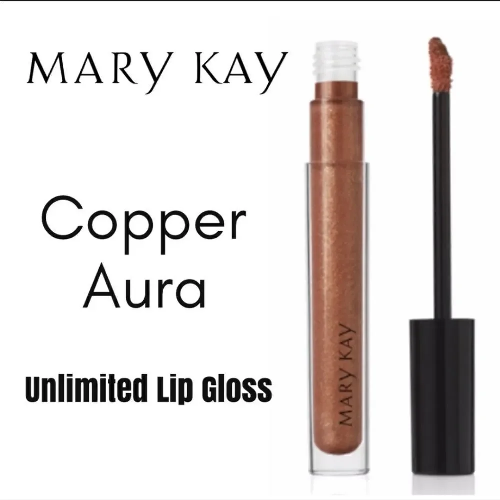 MARY KAY UNLIMITED LIP GLOSS IN COPPER AURA